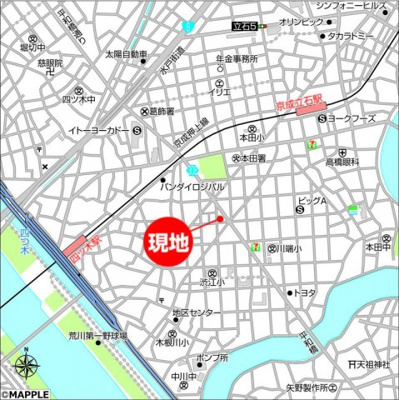 【地図】 | ホライズン東四つ木