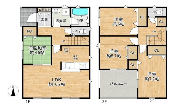 加古川市野口町野口の新築一戸建の画像