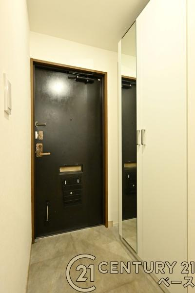 タワーヒルズ西大和の玄関|■現地撮影写真■リフォーム済で即入居可能です！