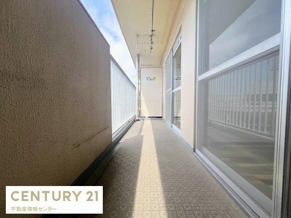 【バルコニー】 | 朝潮コーポ | 10階・南西向きバルコニー