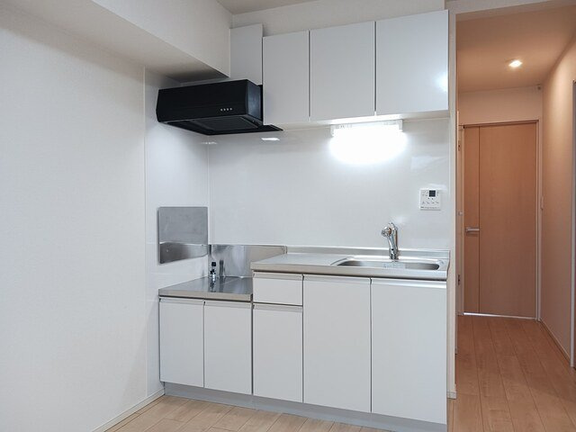 エムティハウスⅤのキッチン|コンパクトなキッチンで掃除もラクラク