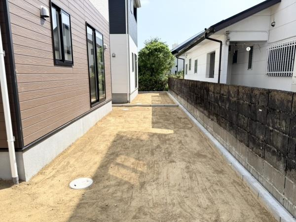 宮崎市祇園第２－２号棟　新築戸建の庭|【庭】
お庭のお写真です。ガーデニングなどいかがでしょうか