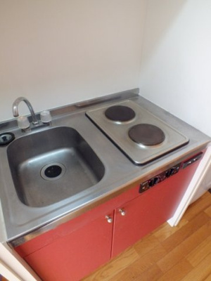 【キッチン】 | レオパレス蒼 | 2口電気コンロ