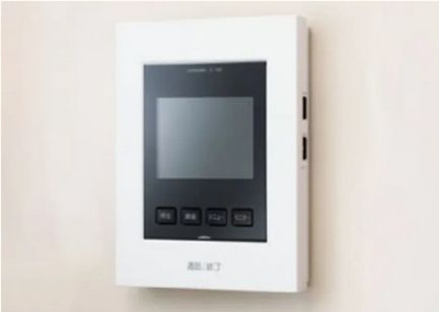 【構造・工法・仕様】 | ☆☆新築分譲　小名浜燈籠原H　デザイナーズ設計　全１０棟-⑤！！ | 【テレビモニターつきインターホン】
訪問客をモニターで確認できるので、防犯面でも安心です。
