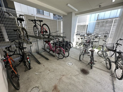 【その他共用部分】 | Zeus難波CUBE | Zeus難波CUBE　駐輪場