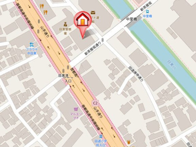 【地図】 | レジディア中目黒Ⅲ