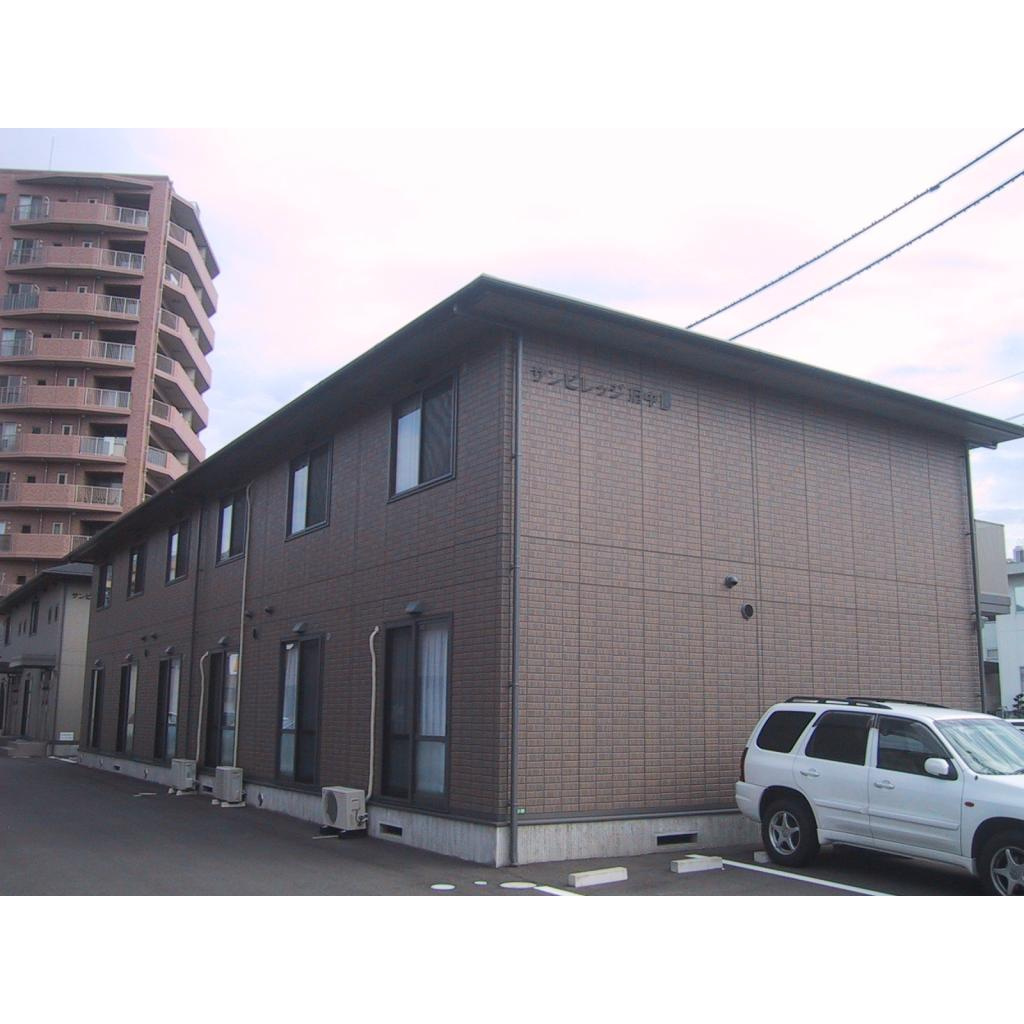 サンビレッジ府中Ｂの外観|外観は落ち着いています