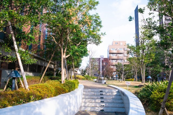 【周辺】 | 【周辺】ゆっくりと散歩を楽しんだり、お子様を遊ばせることもできます。随所にベンチもございます！