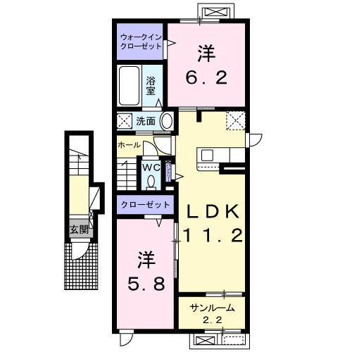 ベル　スイート　Ⅲの間取り