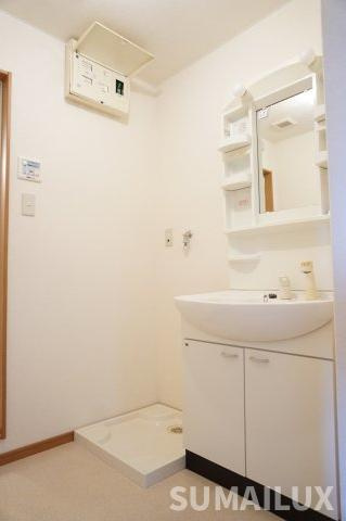 ソリテール麻生田の洗面所