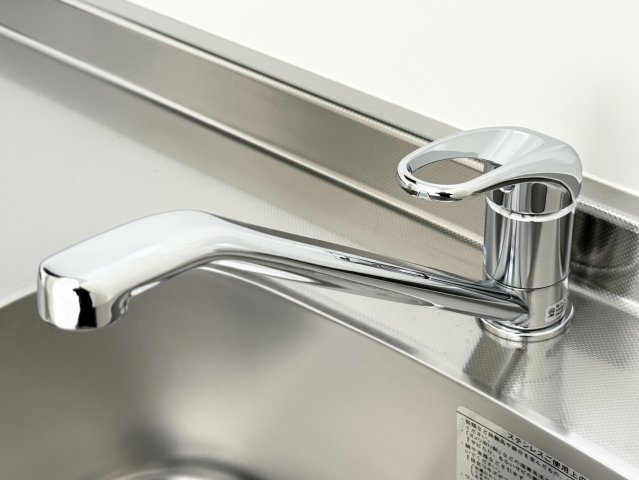 アイリスサンタ久留米 のキッチン|使い勝手の良いシングルレバーの混合水栓