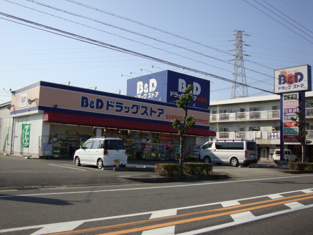 プチメゾン辰の周辺|B＆Dドラッグストア岩野店まで981ｍ
