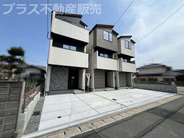 【外観】 | 福岡市西区横浜1丁目5期　1号棟（全3棟）【仲介手数料無料・0円】 | 完成しました。物件内部もご見学頂けます。プラス不動産販売にお任せ下さい。