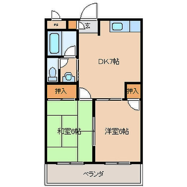セリエ諏訪野の間取り