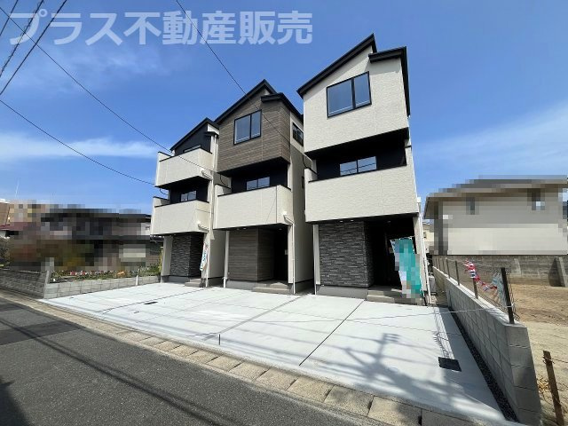 【外観】 | 福岡市西区横浜1丁目5期　3号棟（全3棟）【仲介手数料無料・0円】 | 完成しました。物件内部もご見学頂けます。プラス不動産販売にお任せ下さい。
