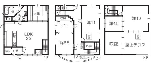 【間取り】 | 高知市一宮中町２丁目