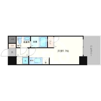 【間取り】 | ベルエ難波西 | ベルエ難波西　間取り