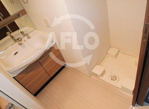 プレサンス心斎橋ルティアの洗面所|プレサンス心斎橋ルティア 　