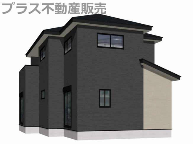 【外観】 | 春日市白水ヶ丘2丁目4期　2号棟（全2棟） | 完成イメージの外観パースです。