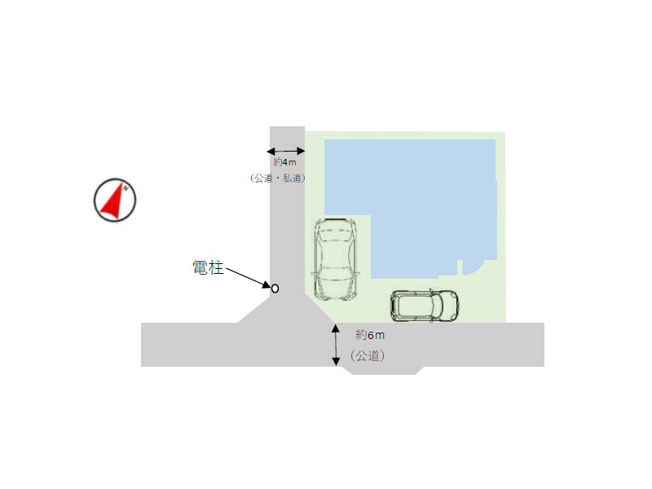 【区画図】 | ふじみ野市富士見台　新築一戸建住宅　全1棟　(ふじみ野店) | ご夫婦でお車をお持ちの方も嬉しい2台分のカースペース付き。(車種による)