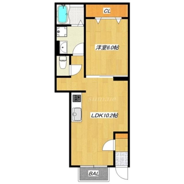 ソワーニュの間取り|使いやすい間取りです☆