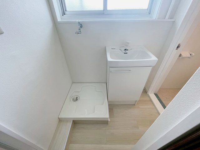 リバーコートの洗面所|忙しい朝には欠かせない洗面所です