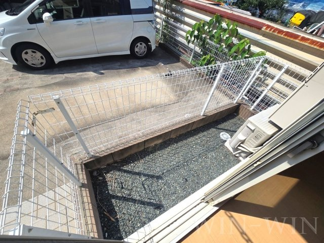 メゾハイネスのバルコニー