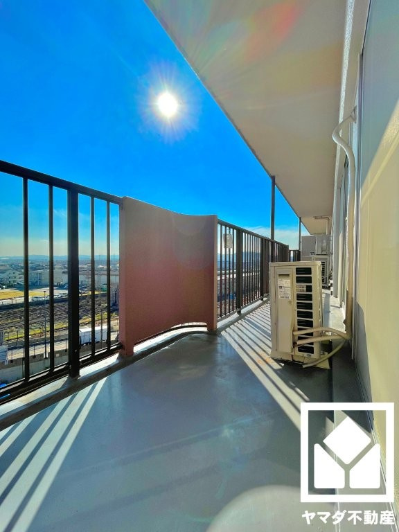 淀パークハイツのバルコニー