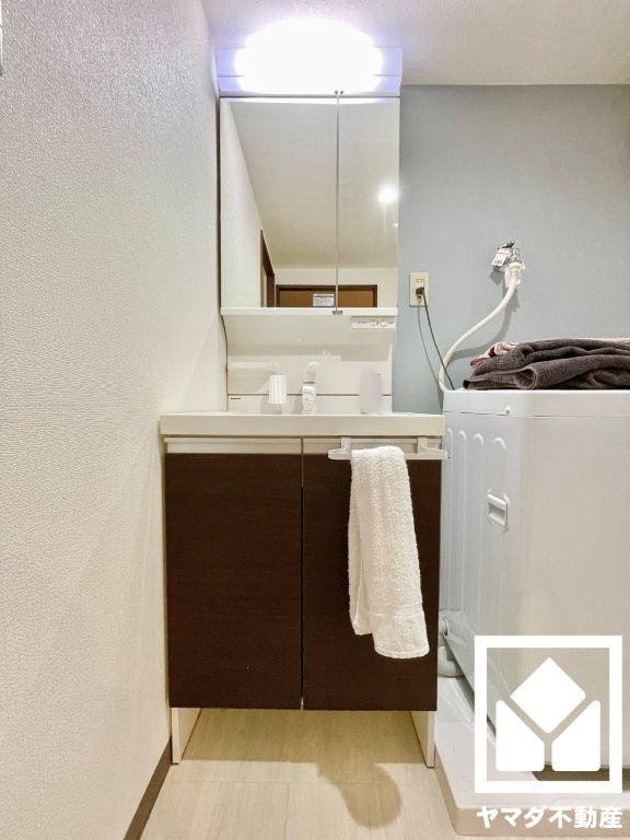 淀パークハイツの独立洗面台