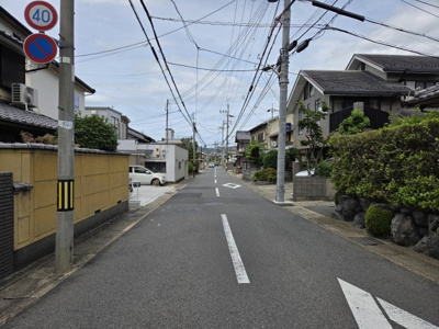 【前面道路含む現地写真】 | 山科区小野荘司町　売地