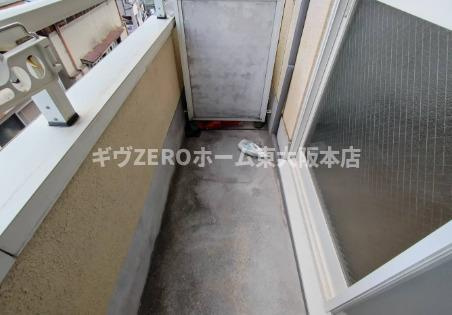 SENTIA八戸ノ里のバルコニー