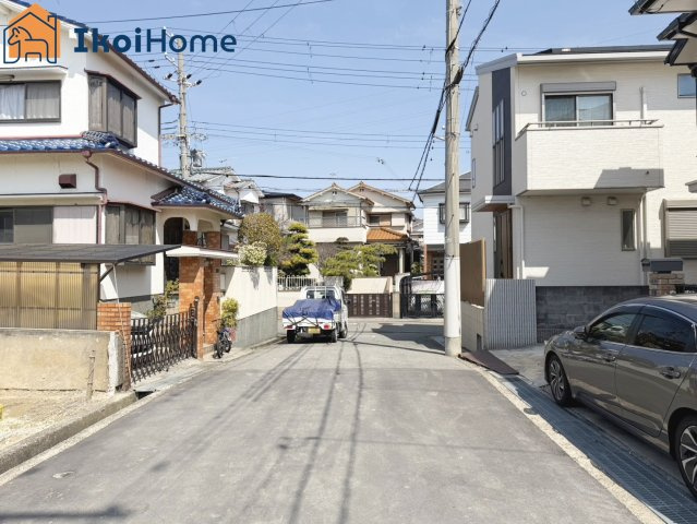 明石市西明石町1丁目　2号地　新築戸建の前面道路含む現地写真|【ホームページに現地動画掲載中】●年中無休：当日予約可●和坂小学校徒歩5分、野々池中学校徒歩27分！