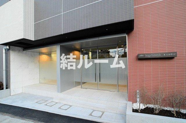 豊島区東池袋５丁目の賃貸マンションのエントランス