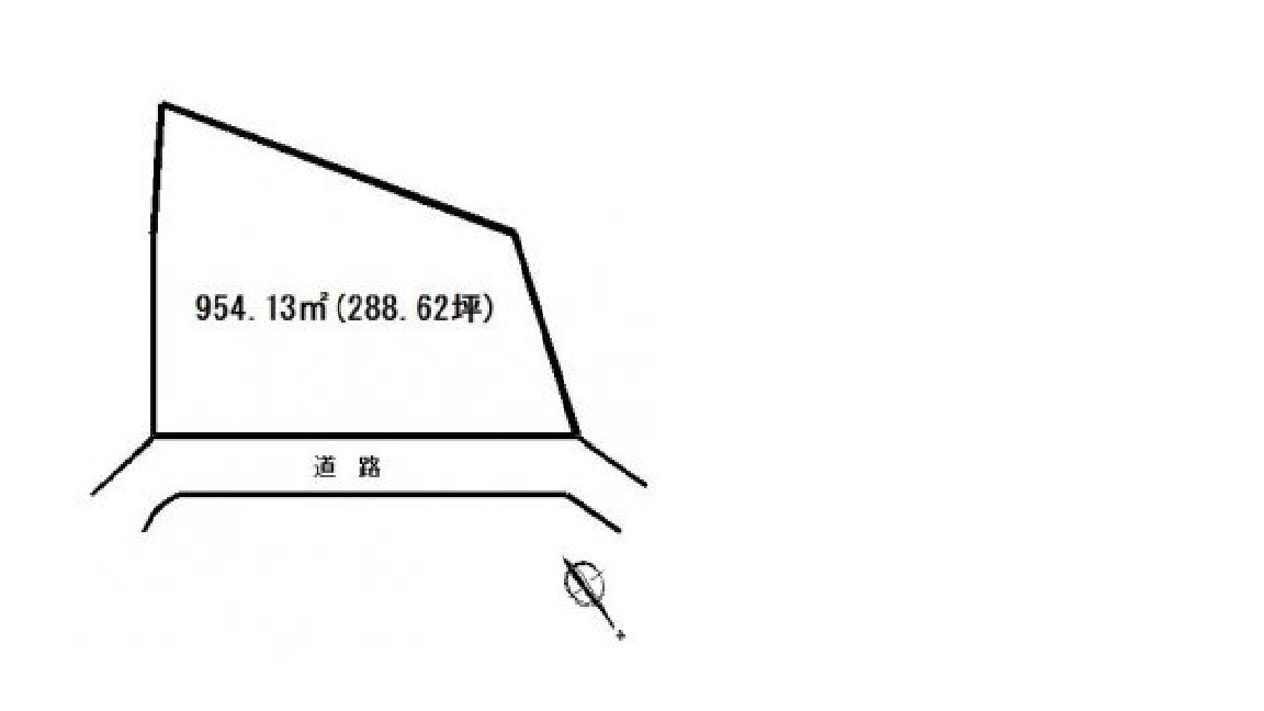 城ヶ崎海岸駅1.5㎞売地の土地図