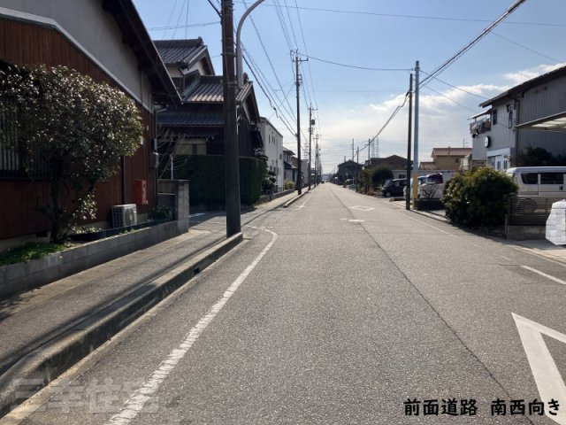 碧南市岬町の前面道路含む現地写真|前面道路