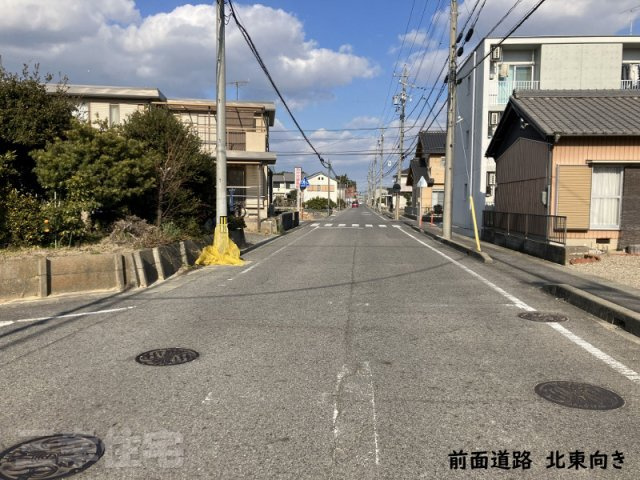 碧南市岬町の前面道路含む現地写真|前面道路