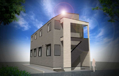 【外観パース】 | ハーモニーテラス青井Ⅹ | 同一仕様写真