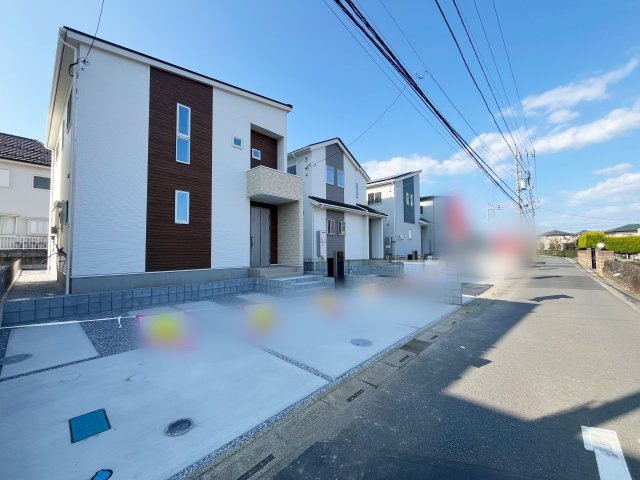 【前面道路含む現地写真】 | 深谷市宿根　　新築戸建　　全5区画　4号棟