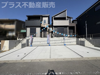 【外観】 | 現地写真。プラス不動産販売なら、現場の全ての棟をまとめてご見学頂けます。