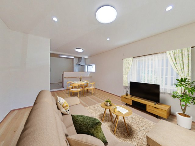 土佐市高岡町甲　中古戸建ての居間・リビング|CG