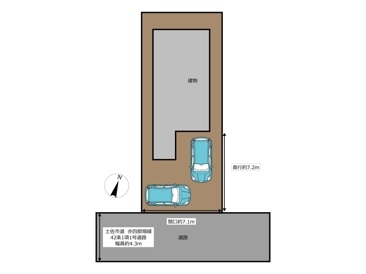土佐市高岡町甲　中古戸建ての玄関