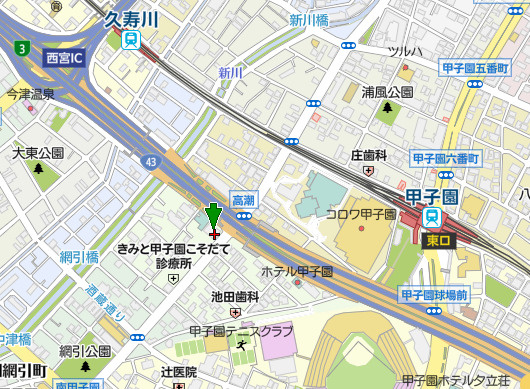 ネオダイキョー甲子園Ⅱの地図