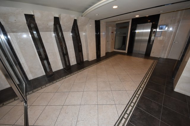 プレサンス難波リバーオアシスのエントランス