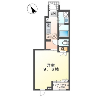 【間取り】 | シルヴィオ | 1K