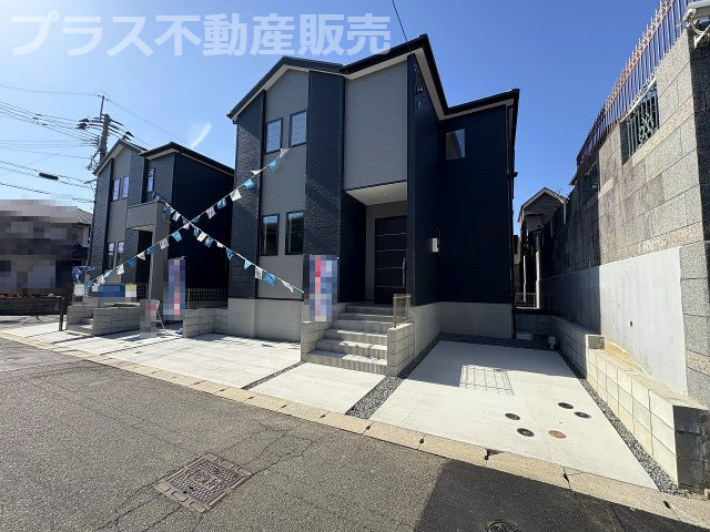 【外観】 | 春日市一の谷5丁目2期　4号棟（全4棟）【仲介手数料無料・0円】 | 建築中の物件は、お近くのモデルハウスも一緒にご覧頂けます。