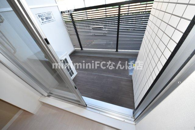 アレックス北堀江のバルコニー