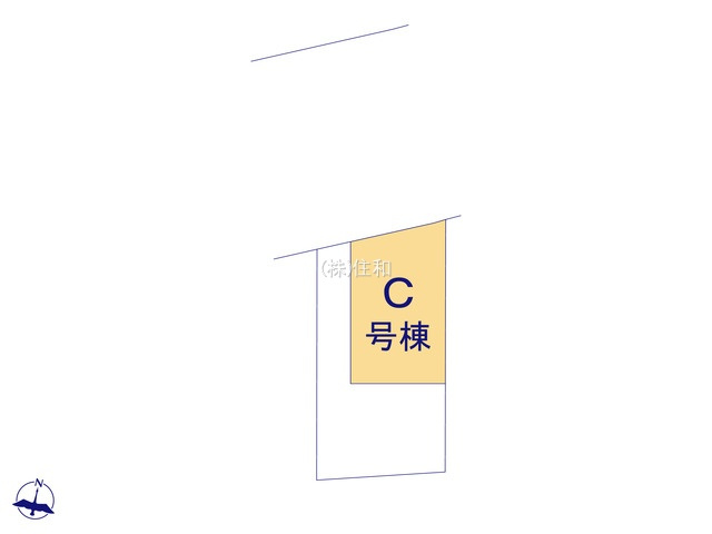 【新築分譲住宅】ふじみ野市松山２丁目4番の区画図