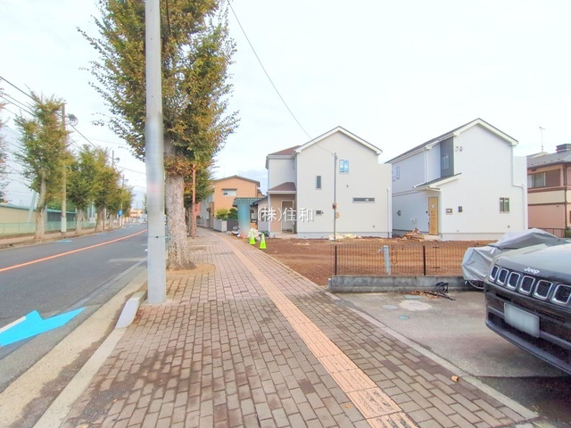 【新築分譲住宅】ふじみ野市松山２丁目4番の前面道路含む現地写真
