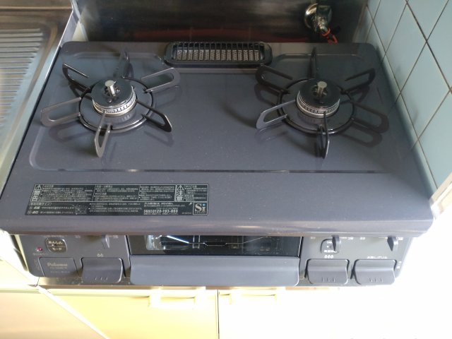 【キッチン】 | ライラック岡豊 | 二口ガスコンロ設置