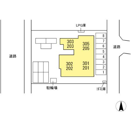 CLASS GRACAの区画図